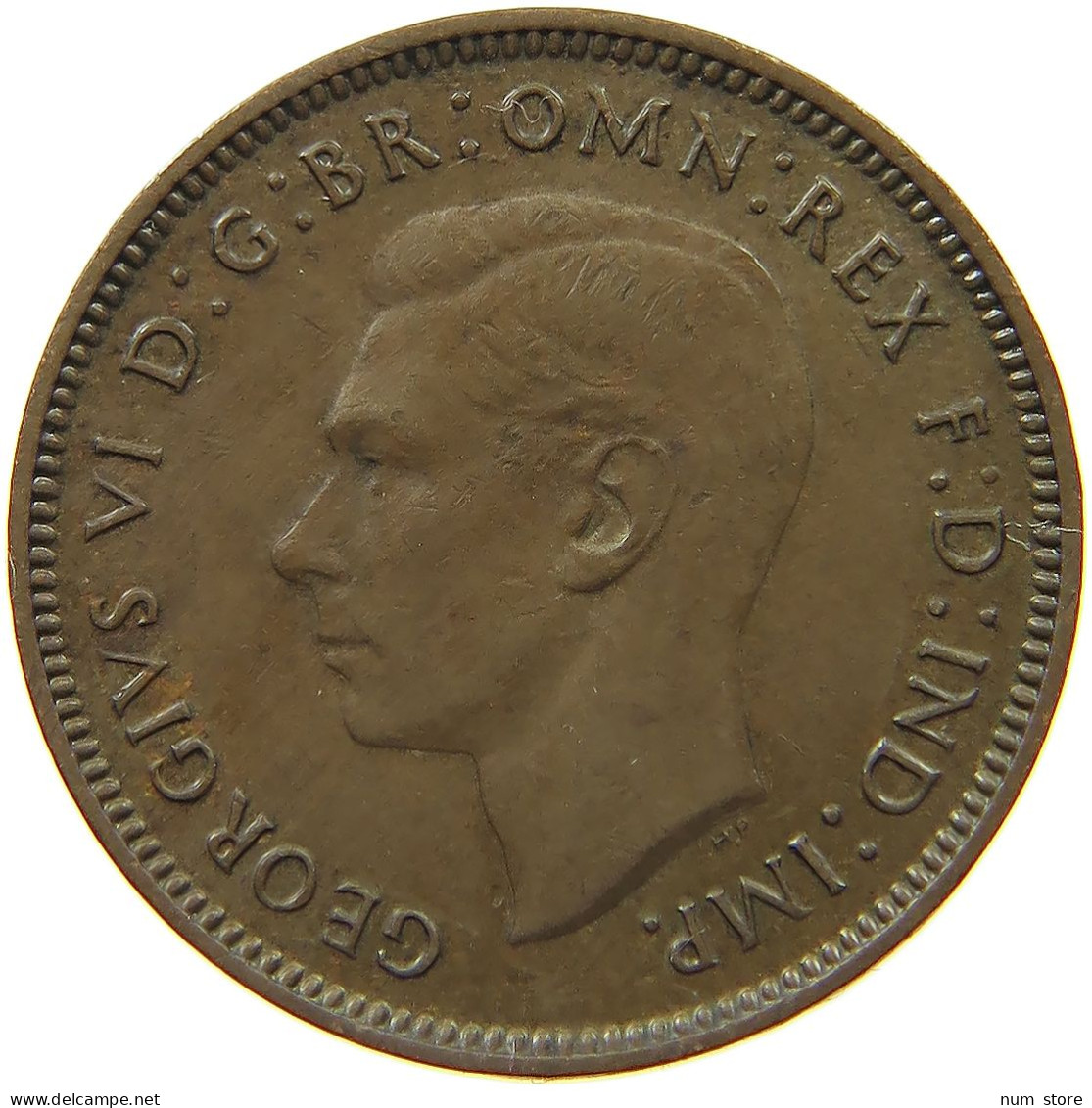 GREAT BRITAIN FARTHING 1946 #s080 0207 - B. 1 Farthing