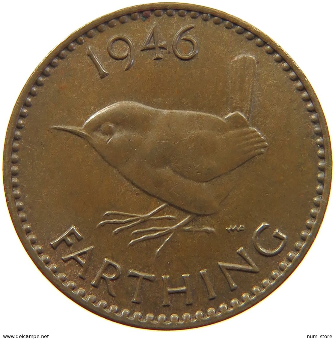 GREAT BRITAIN FARTHING 1946 #c063 0135 - B. 1 Farthing