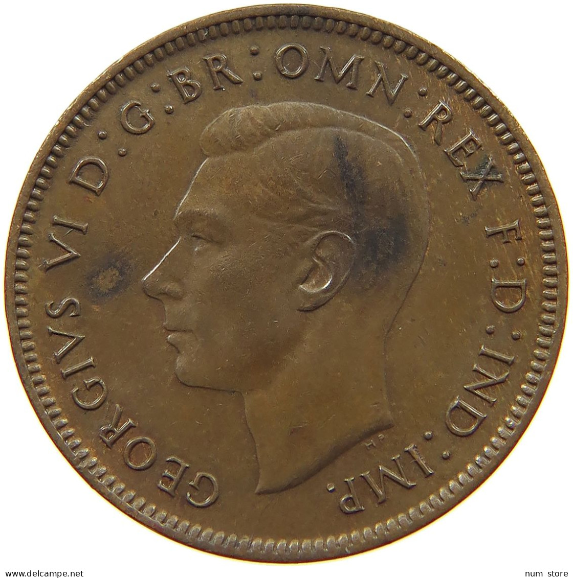 GREAT BRITAIN FARTHING 1946 #a012 0045 - B. 1 Farthing