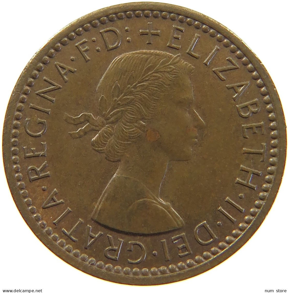 GREAT BRITAIN FARTHING 1955 #c063 0145 - B. 1 Farthing