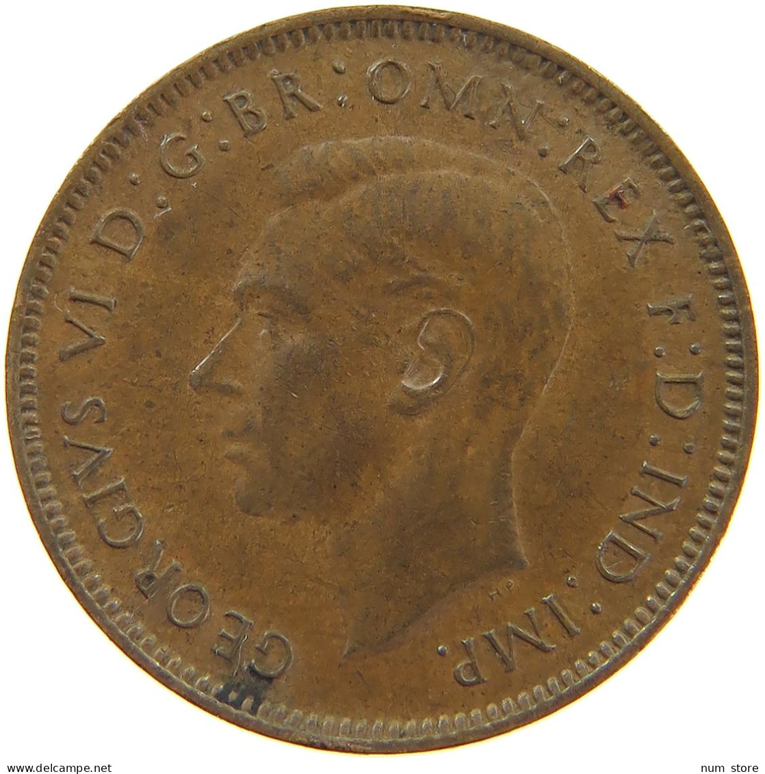 GREAT BRITAIN FARTHING 1945 #a085 0563 - B. 1 Farthing