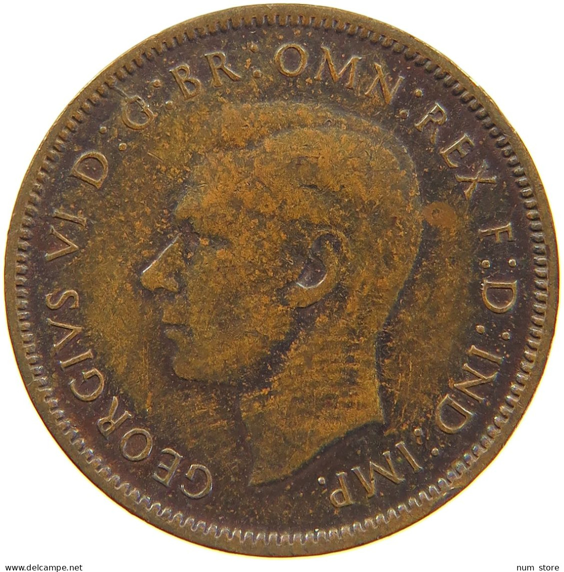 GREAT BRITAIN FARTHING 1943 #c050 0331 - B. 1 Farthing