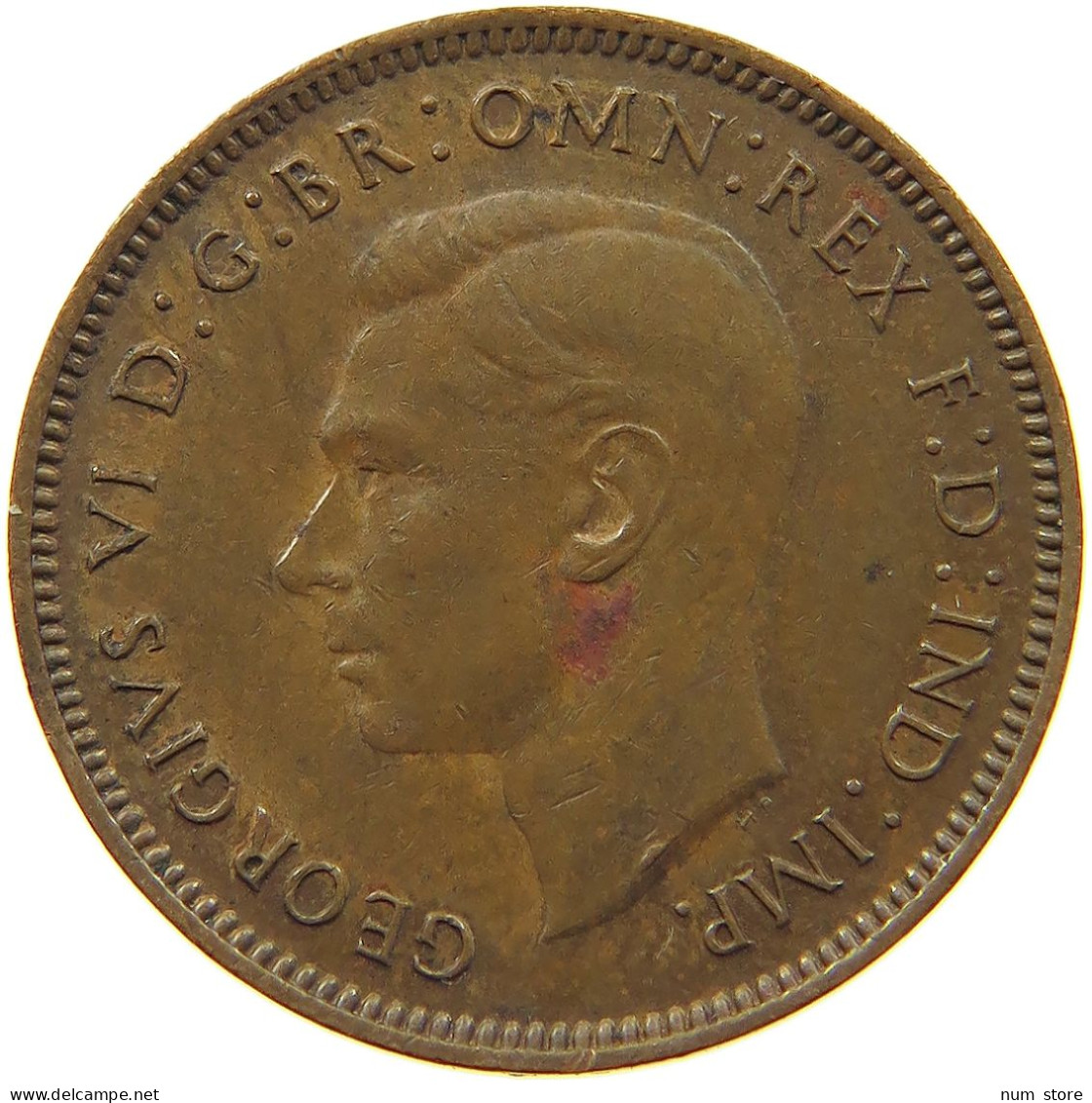 GREAT BRITAIN FARTHING 1944 #a012 0065 - B. 1 Farthing