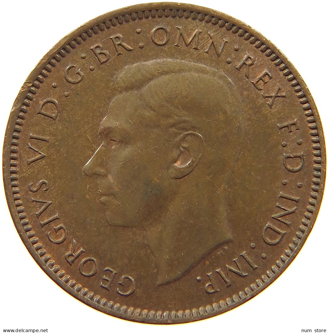 GREAT BRITAIN FARTHING 1944 #a012 0055 - B. 1 Farthing