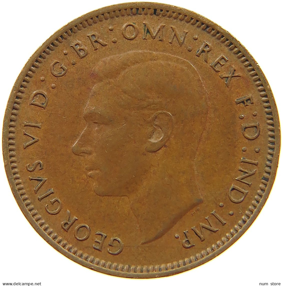 GREAT BRITAIN FARTHING 1944 #a012 0047 - B. 1 Farthing