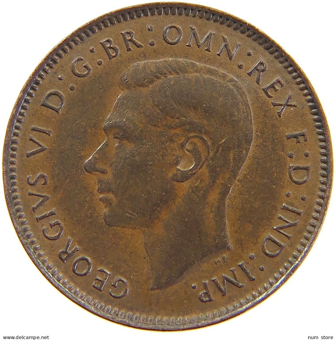 GREAT BRITAIN FARTHING 1942 #a066 0827 - B. 1 Farthing