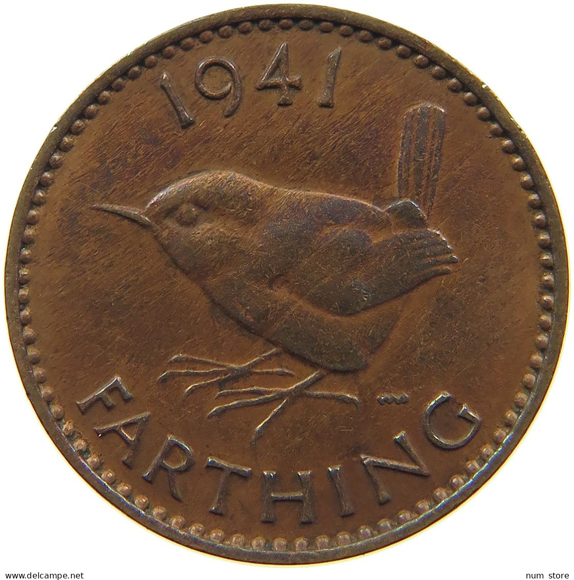 GREAT BRITAIN FARTHING 1941 #c081 0389 - B. 1 Farthing