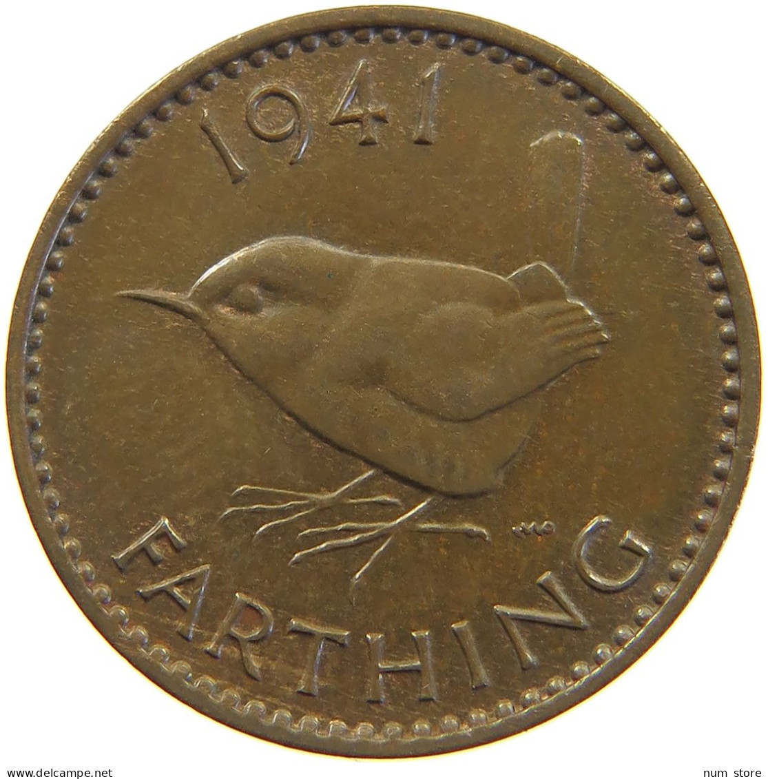 GREAT BRITAIN FARTHING 1941 #c050 0343 - B. 1 Farthing