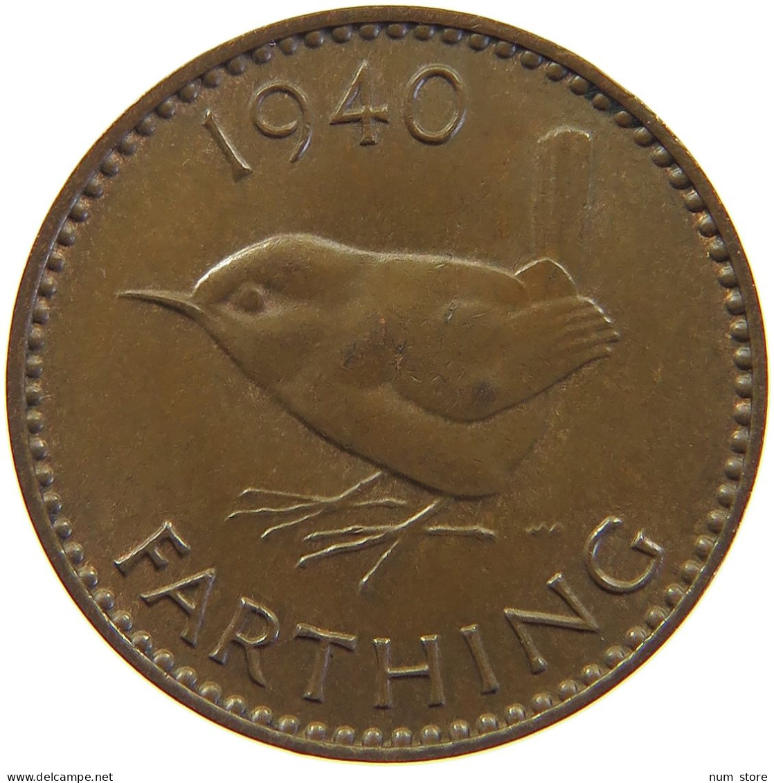 GREAT BRITAIN FARTHING 1940 #c063 0165 - B. 1 Farthing