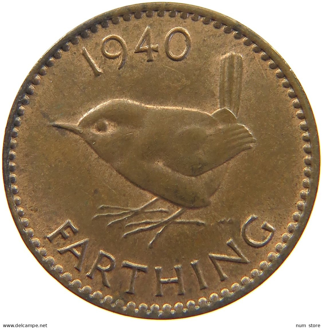 GREAT BRITAIN FARTHING 1940 #c016 0473 - B. 1 Farthing