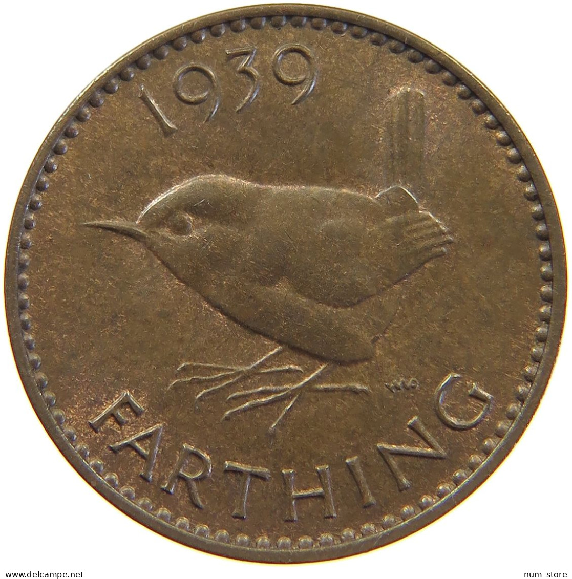 GREAT BRITAIN FARTHING 1939 #c050 0353 - B. 1 Farthing