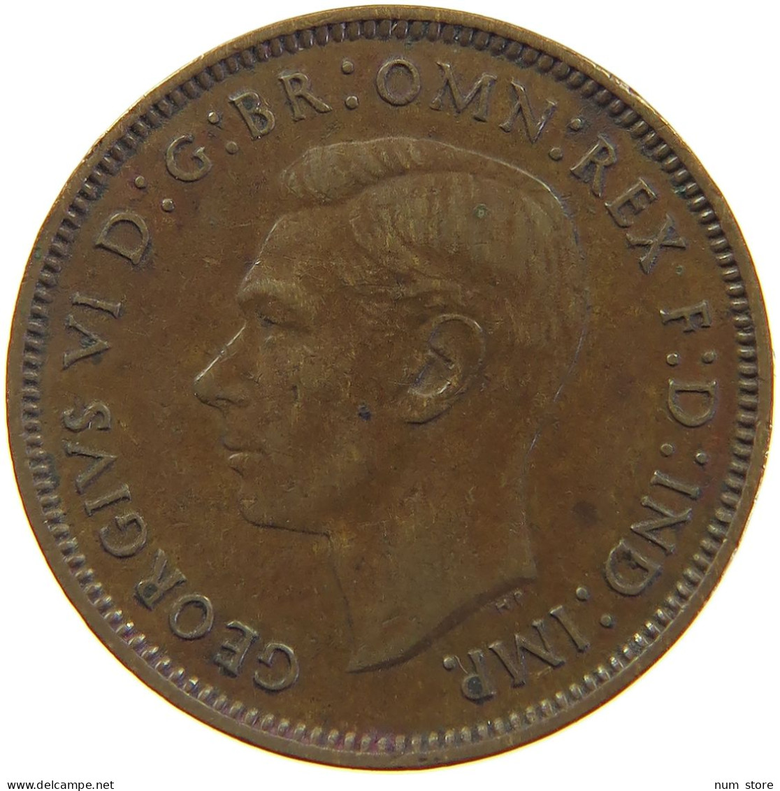 GREAT BRITAIN FARTHING 1937 #c063 0151 - B. 1 Farthing