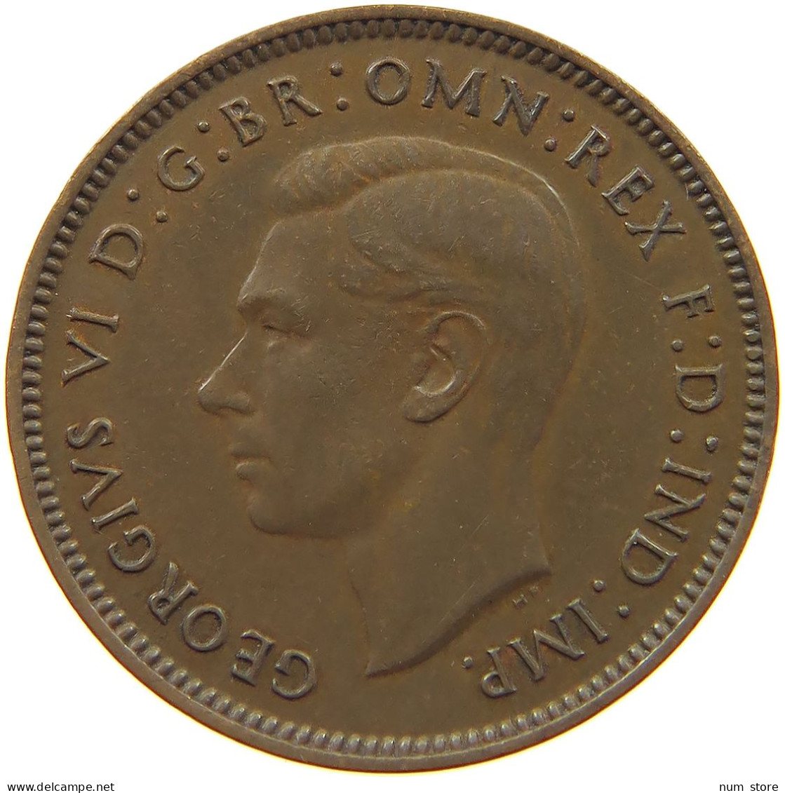 GREAT BRITAIN FARTHING 1937 #a012 0051 - B. 1 Farthing