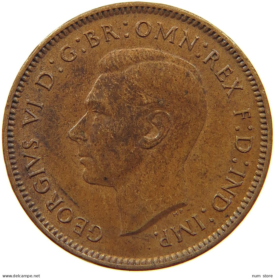 GREAT BRITAIN FARTHING 1937 #a012 0049 - B. 1 Farthing