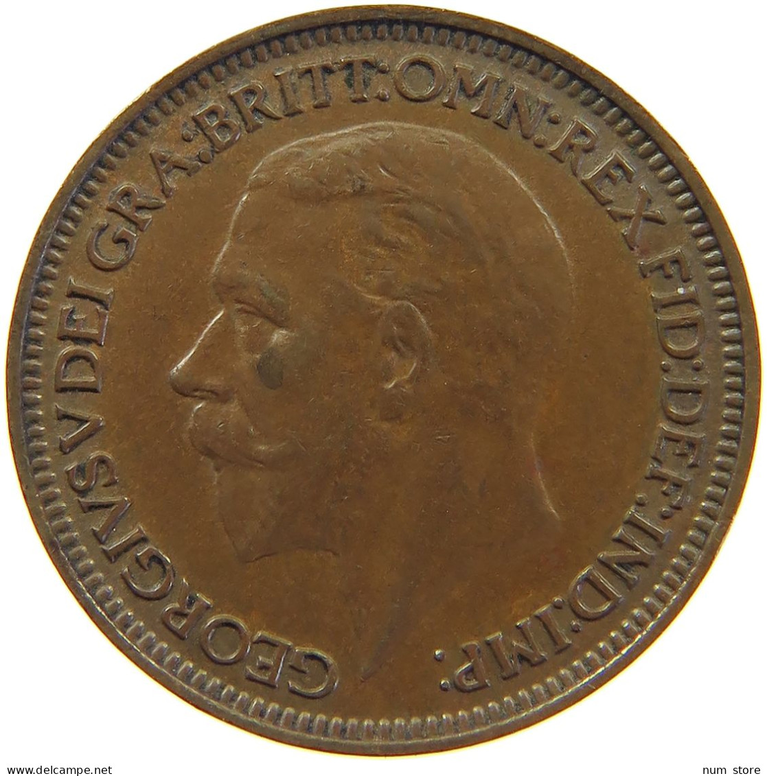 GREAT BRITAIN FARTHING 1936 #s010 0099 - B. 1 Farthing