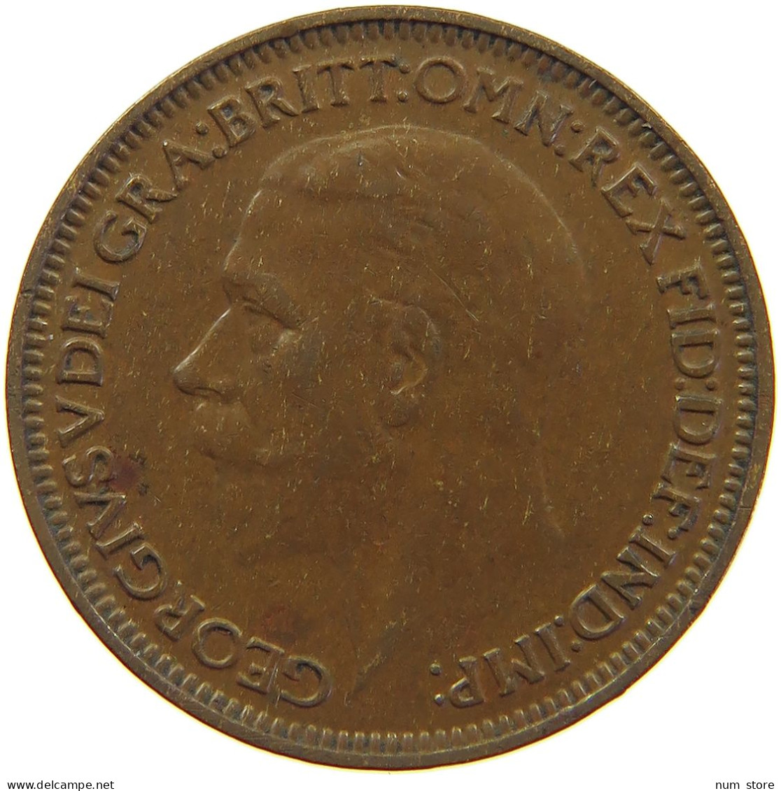 GREAT BRITAIN FARTHING 1936 #s010 0111 - B. 1 Farthing