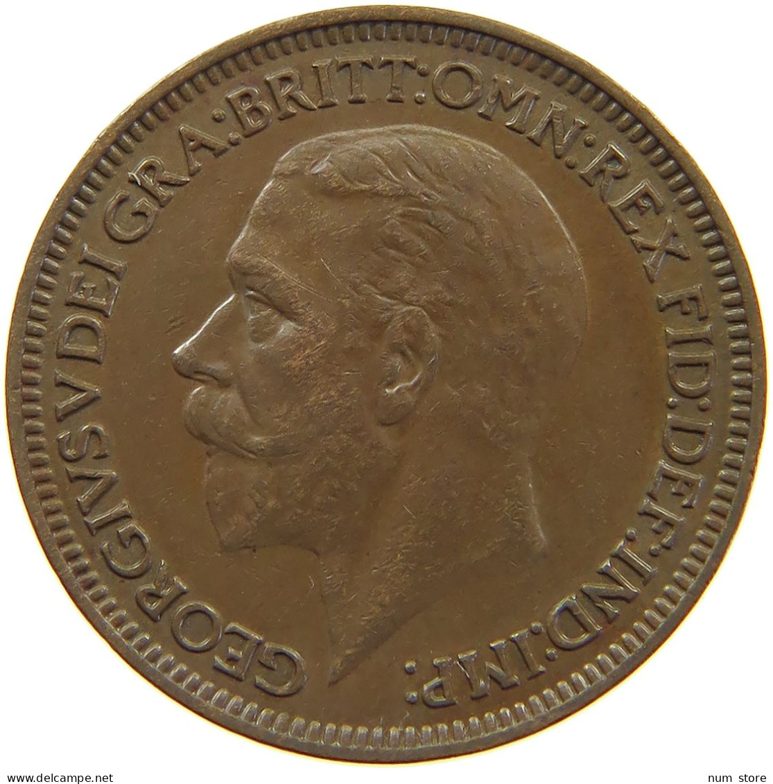 GREAT BRITAIN FARTHING 1936 #a085 0637 - B. 1 Farthing