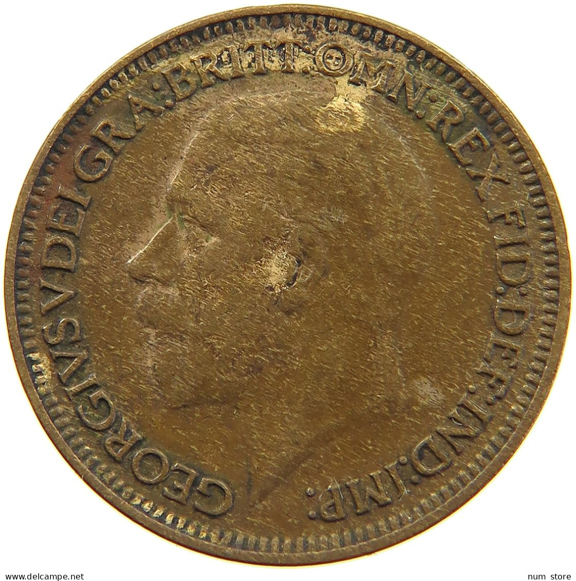 GREAT BRITAIN FARTHING 1936 #a012 0009 - B. 1 Farthing