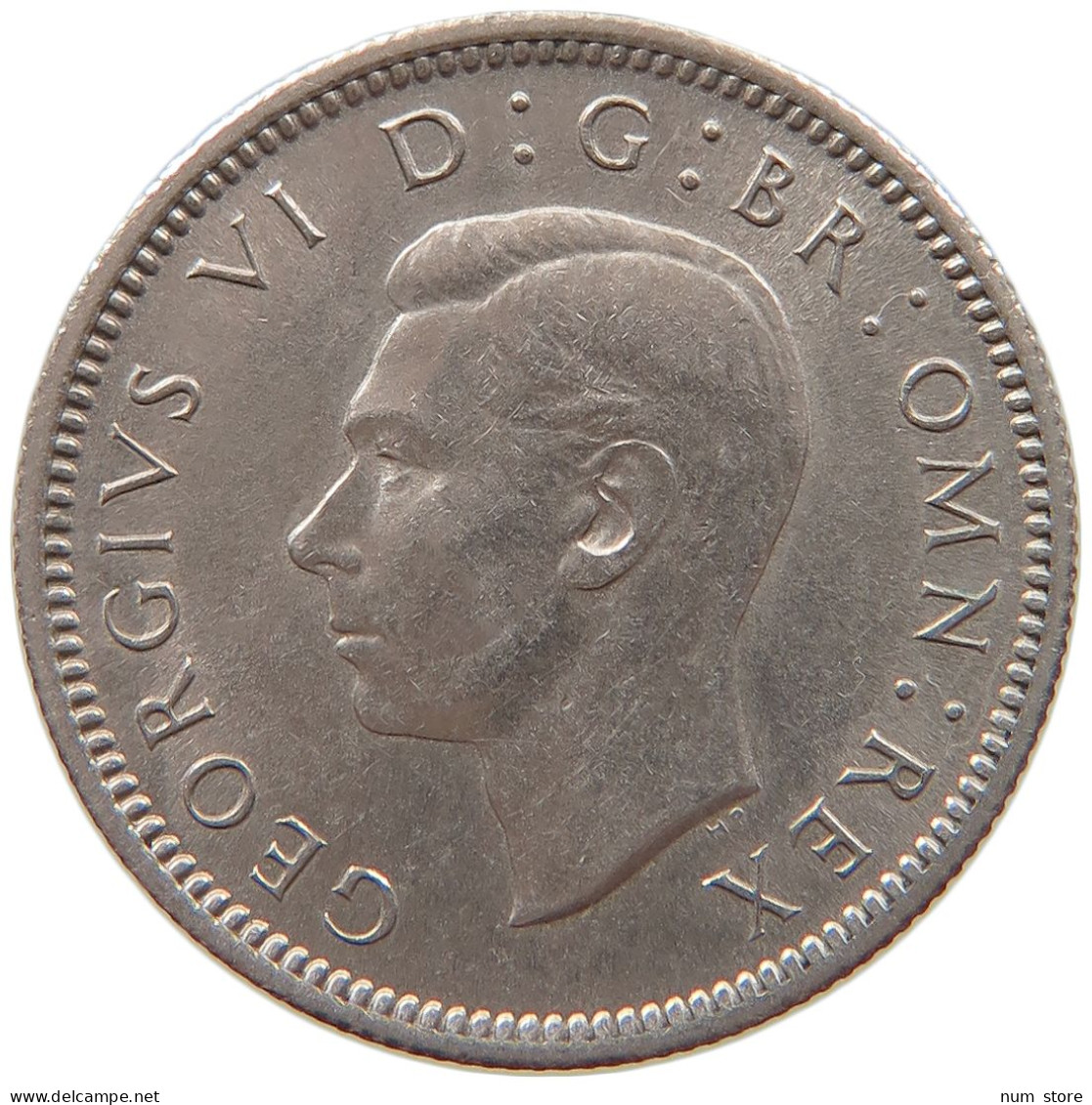 GREAT BRITAIN SIXPENCE 1948 TOP #s030 0087 - H. 6 Pence