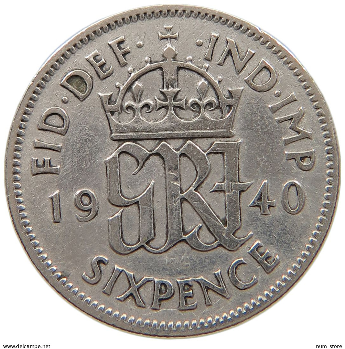 GREAT BRITAIN SIXPENCE 1940 #a057 0247 - H. 6 Pence