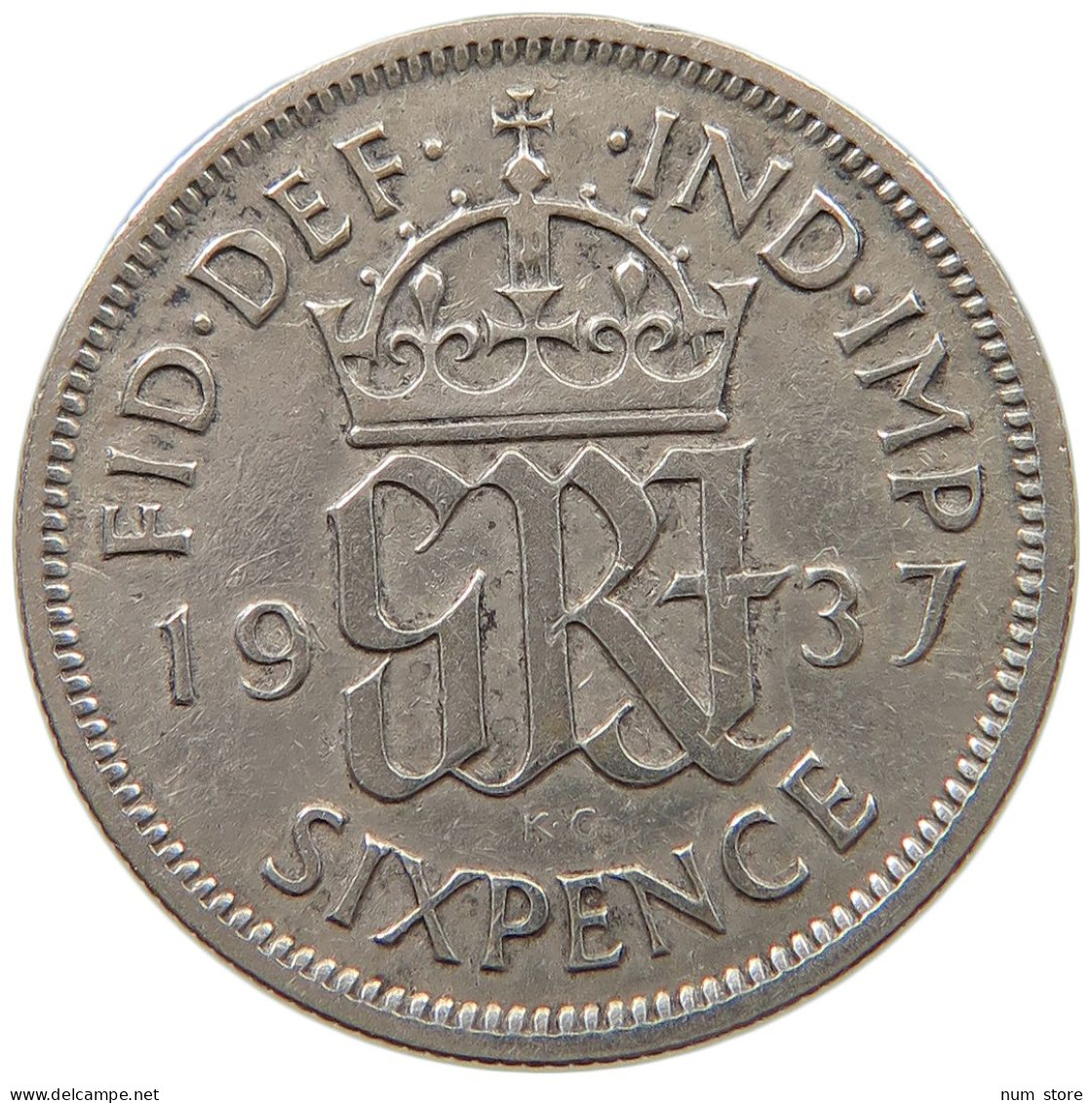 GREAT BRITAIN SIXPENCE 1937 #a045 0653 - H. 6 Pence