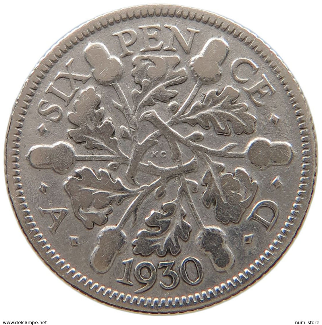 GREAT BRITAIN SIXPENCE 1930 #a057 0271 - H. 6 Pence