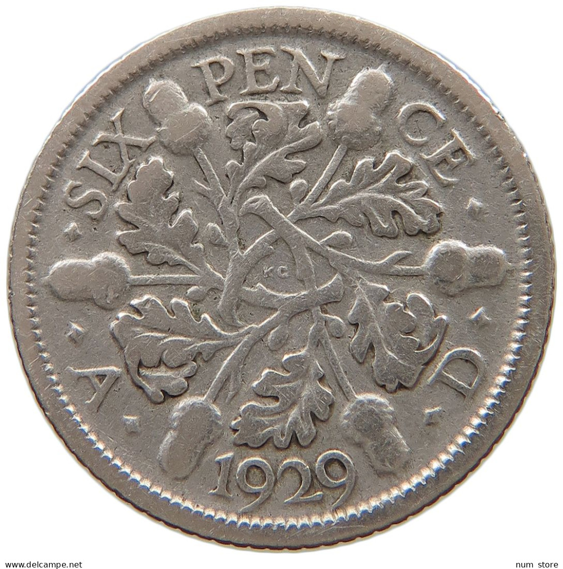 GREAT BRITAIN SIXPENCE 1929 #a057 0267 - H. 6 Pence