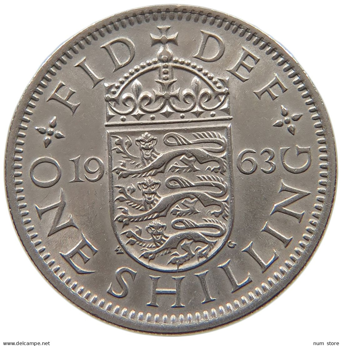 GREAT BRITAIN SHILLING 1963 #a046 0063 - I. 1 Shilling