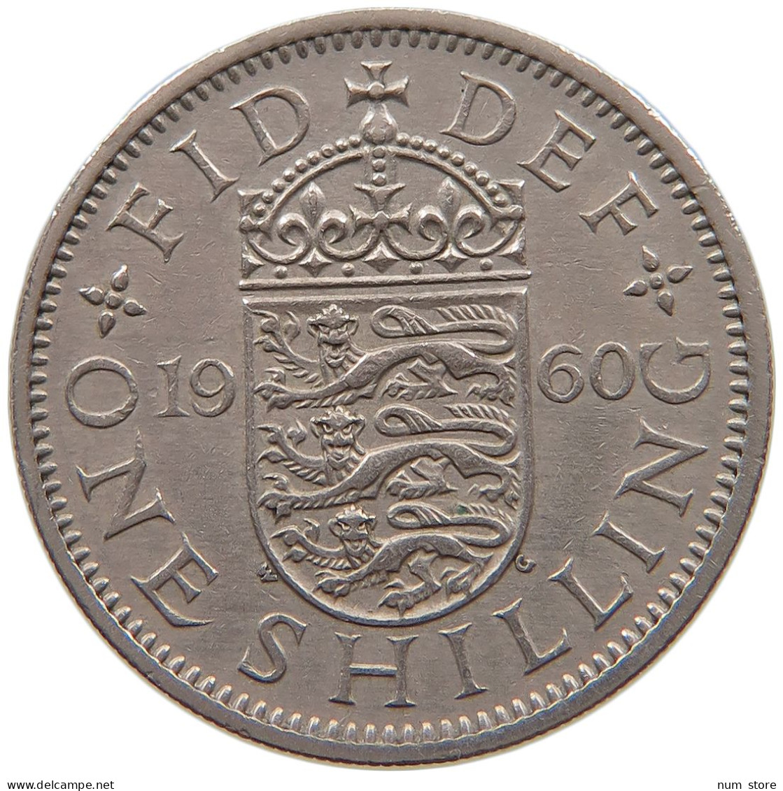 GREAT BRITAIN SHILLING 1960 #a072 0325 - I. 1 Shilling