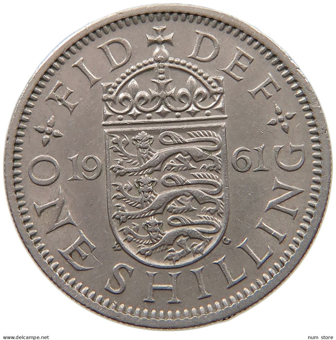 GREAT BRITAIN SHILLING 1961 #s061 0037 - I. 1 Shilling