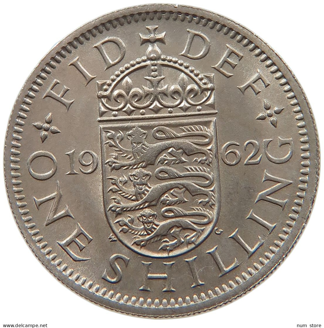 GREAT BRITAIN SHILLING 1962 TOP #s021 0039 - I. 1 Shilling