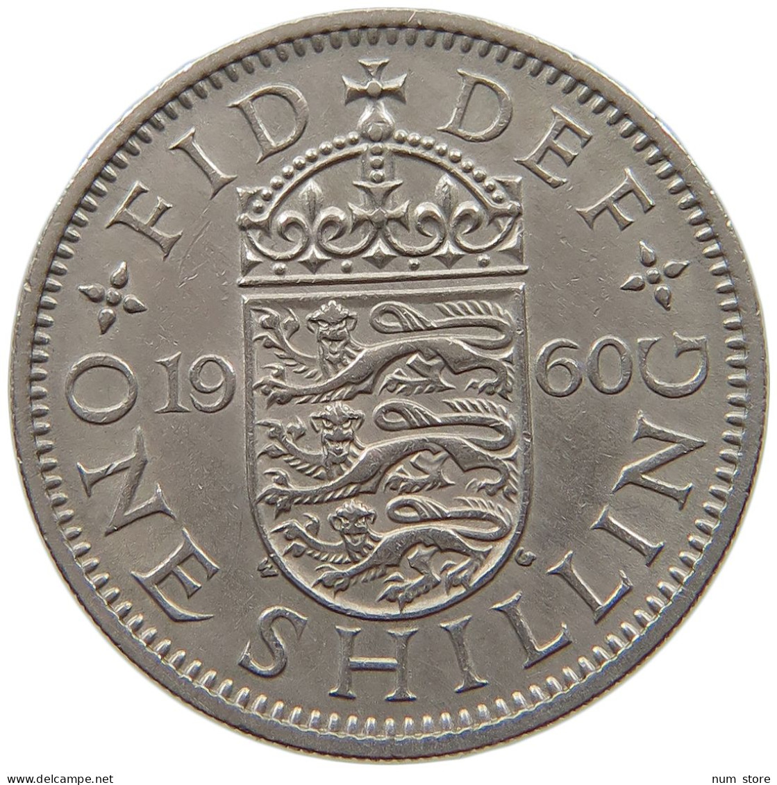 GREAT BRITAIN SHILLING 1960 #a043 0379 - I. 1 Shilling
