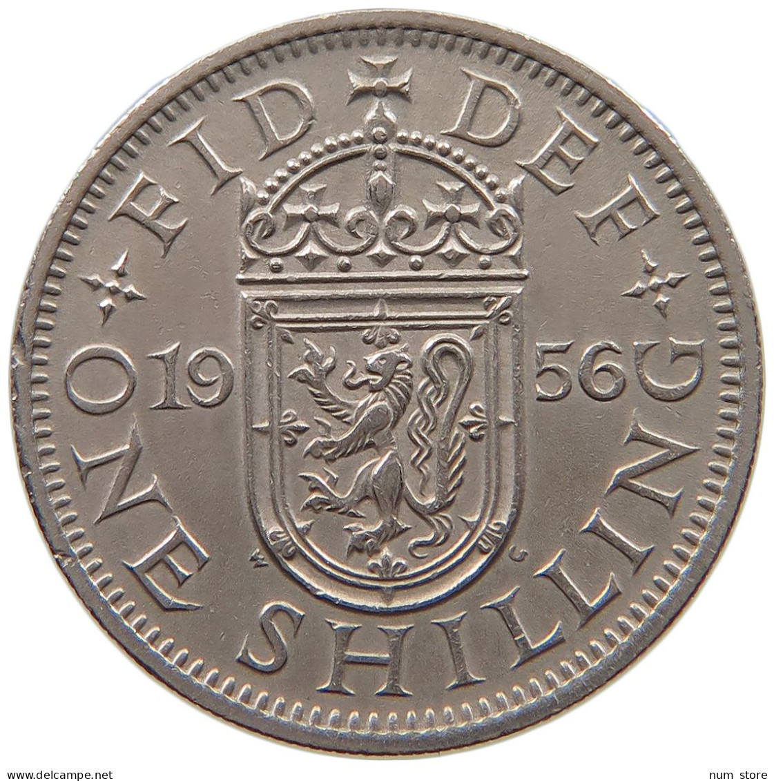 GREAT BRITAIN SHILLING 1956 #a046 0061 - I. 1 Shilling