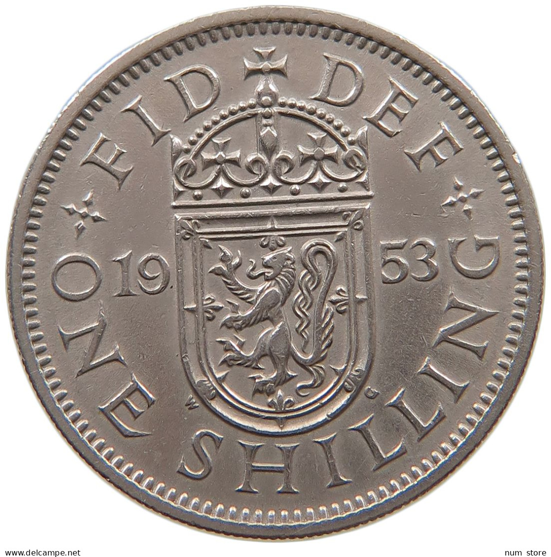 GREAT BRITAIN SHILLING 1953 #a072 0327 - I. 1 Shilling