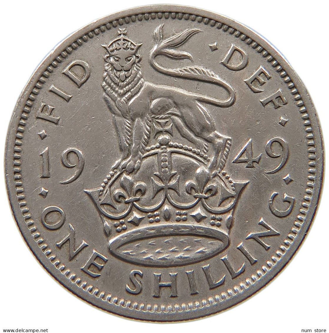 GREAT BRITAIN SHILLING 1949 #a044 0833 - I. 1 Shilling