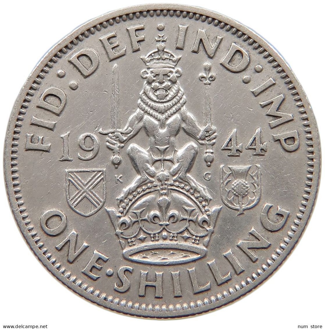 GREAT BRITAIN SHILLING 1944 #a081 0569 - I. 1 Shilling