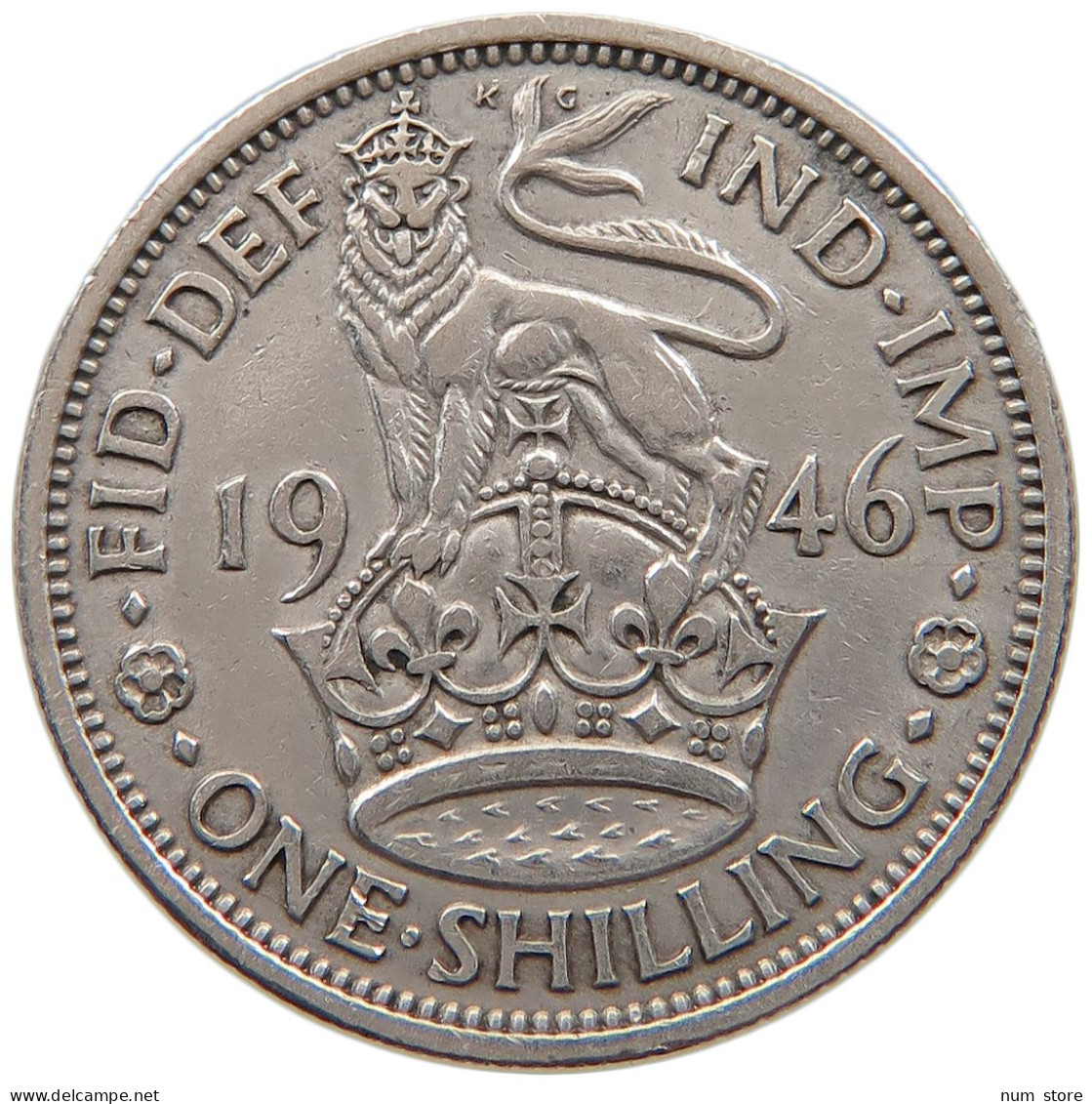 GREAT BRITAIN SHILLING 1946 #a052 0251 - I. 1 Shilling