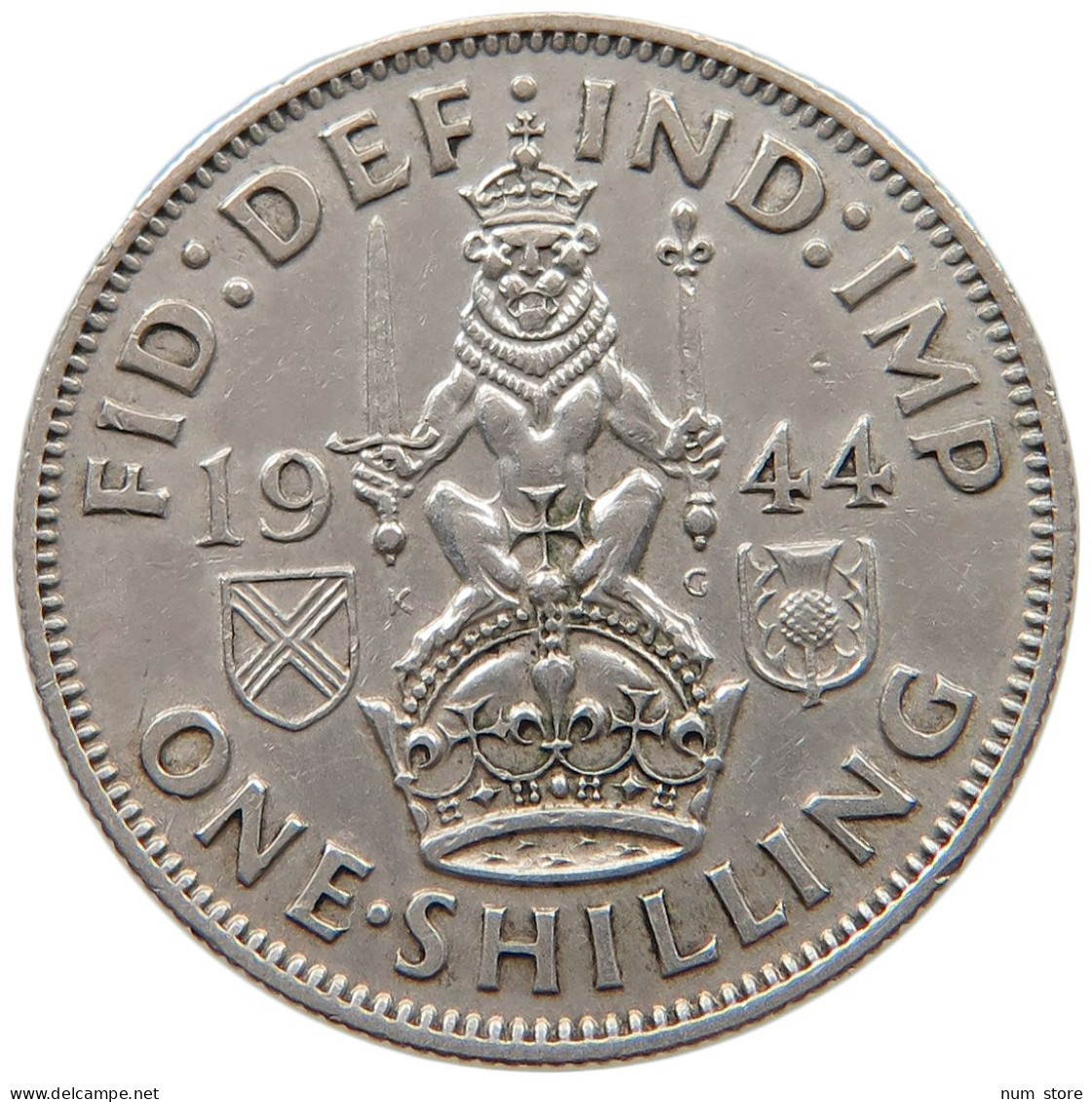 GREAT BRITAIN SHILLING 1944 #a052 0239 - I. 1 Shilling