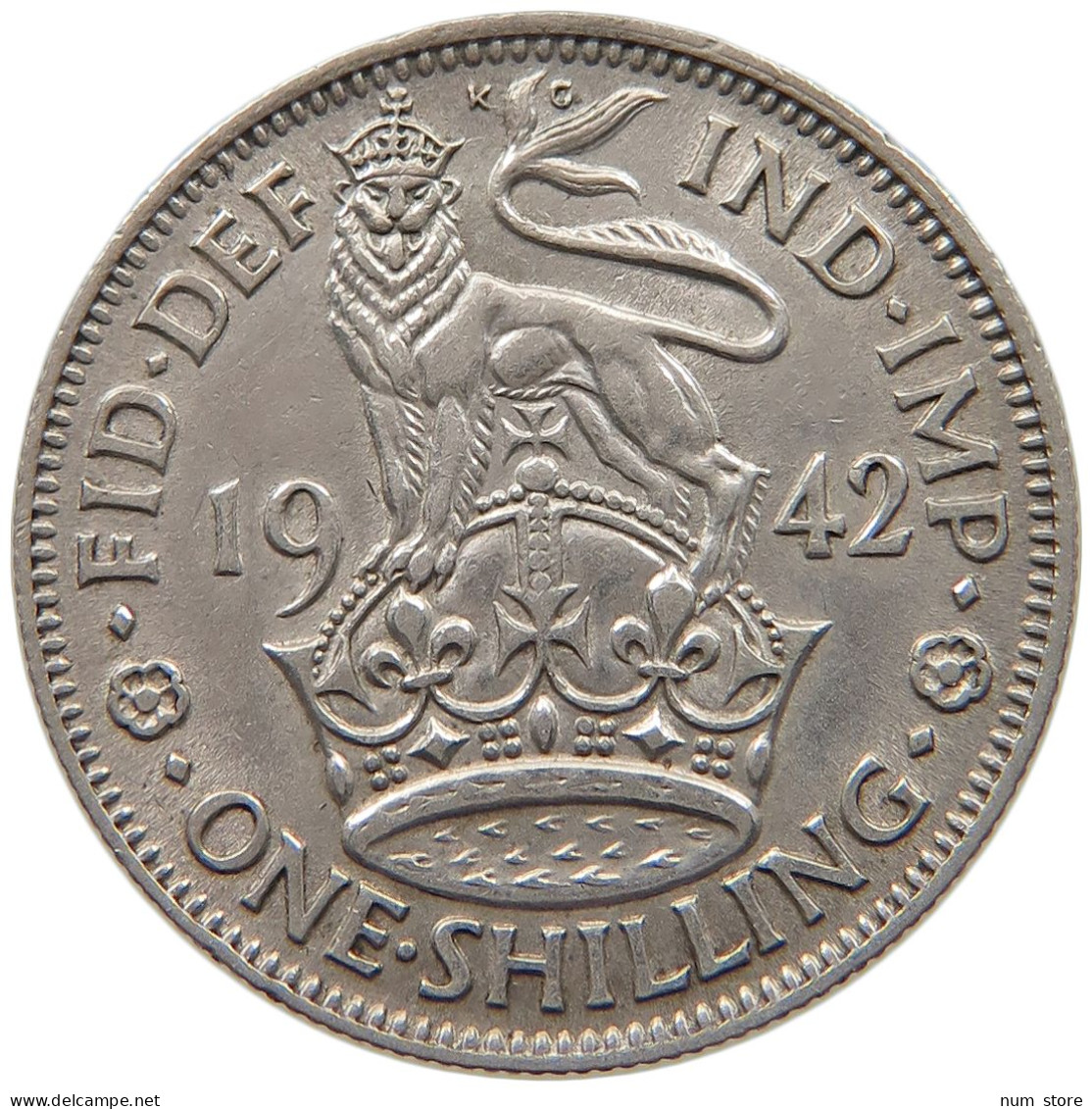 GREAT BRITAIN SHILLING 1942 #c018 0479 - I. 1 Shilling