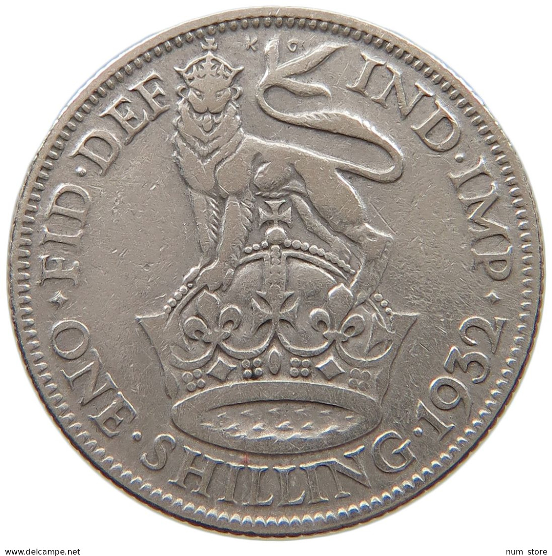 GREAT BRITAIN SHILLING 1932 #a057 0375 - I. 1 Shilling