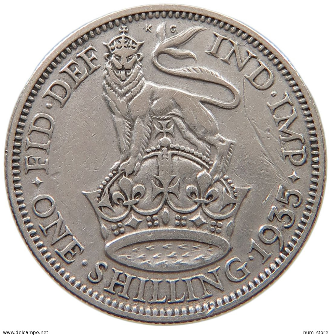 GREAT BRITAIN SHILLING 1935 #a057 0367 - I. 1 Shilling