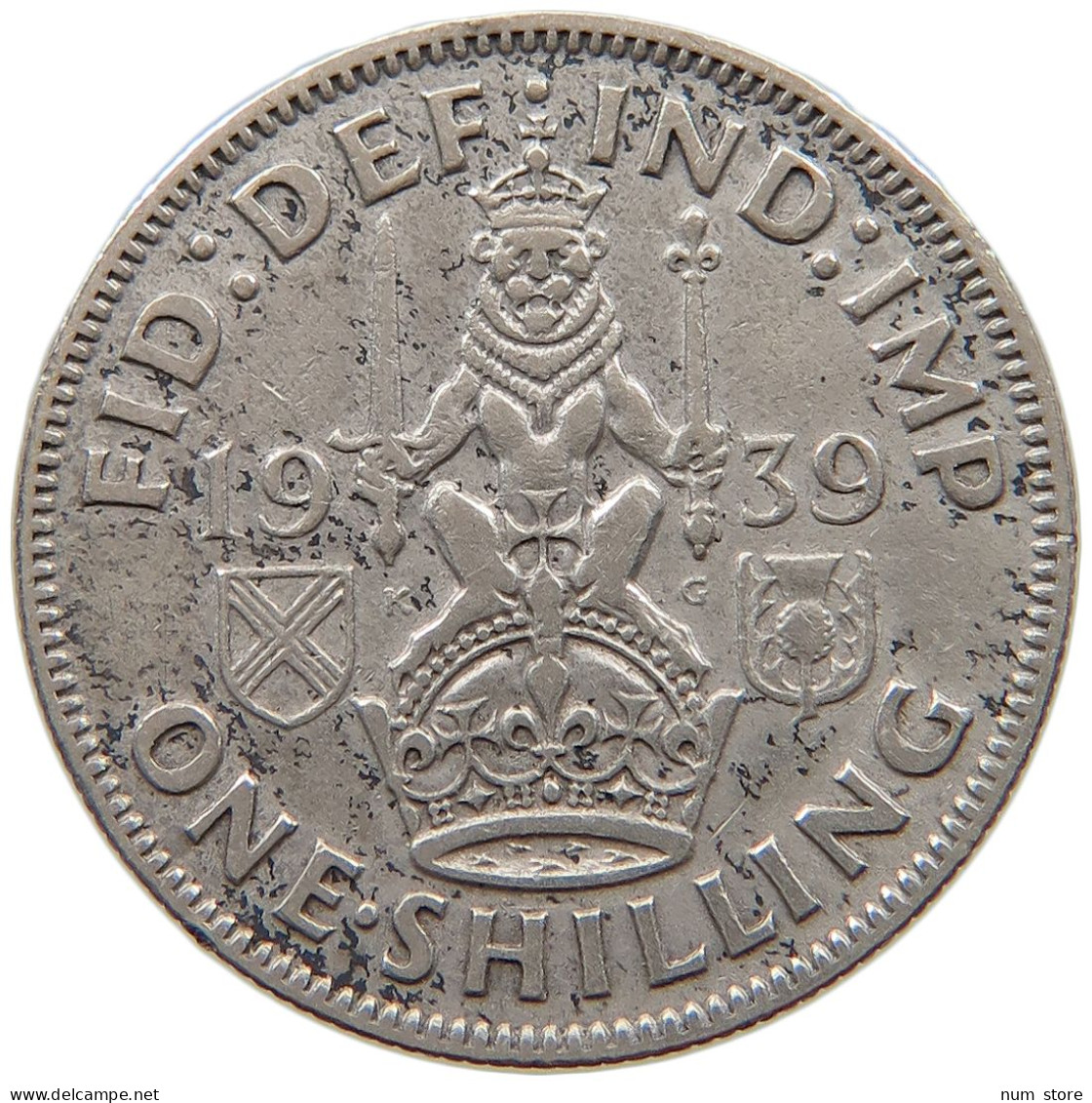 GREAT BRITAIN SHILLING 1939 #a081 0559 - I. 1 Shilling