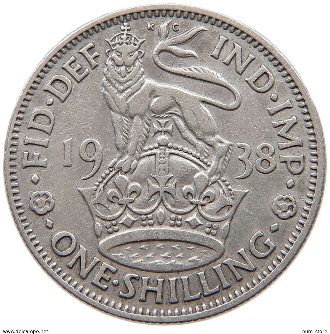 GREAT BRITAIN SHILLING 1938 #a081 0565 - I. 1 Shilling