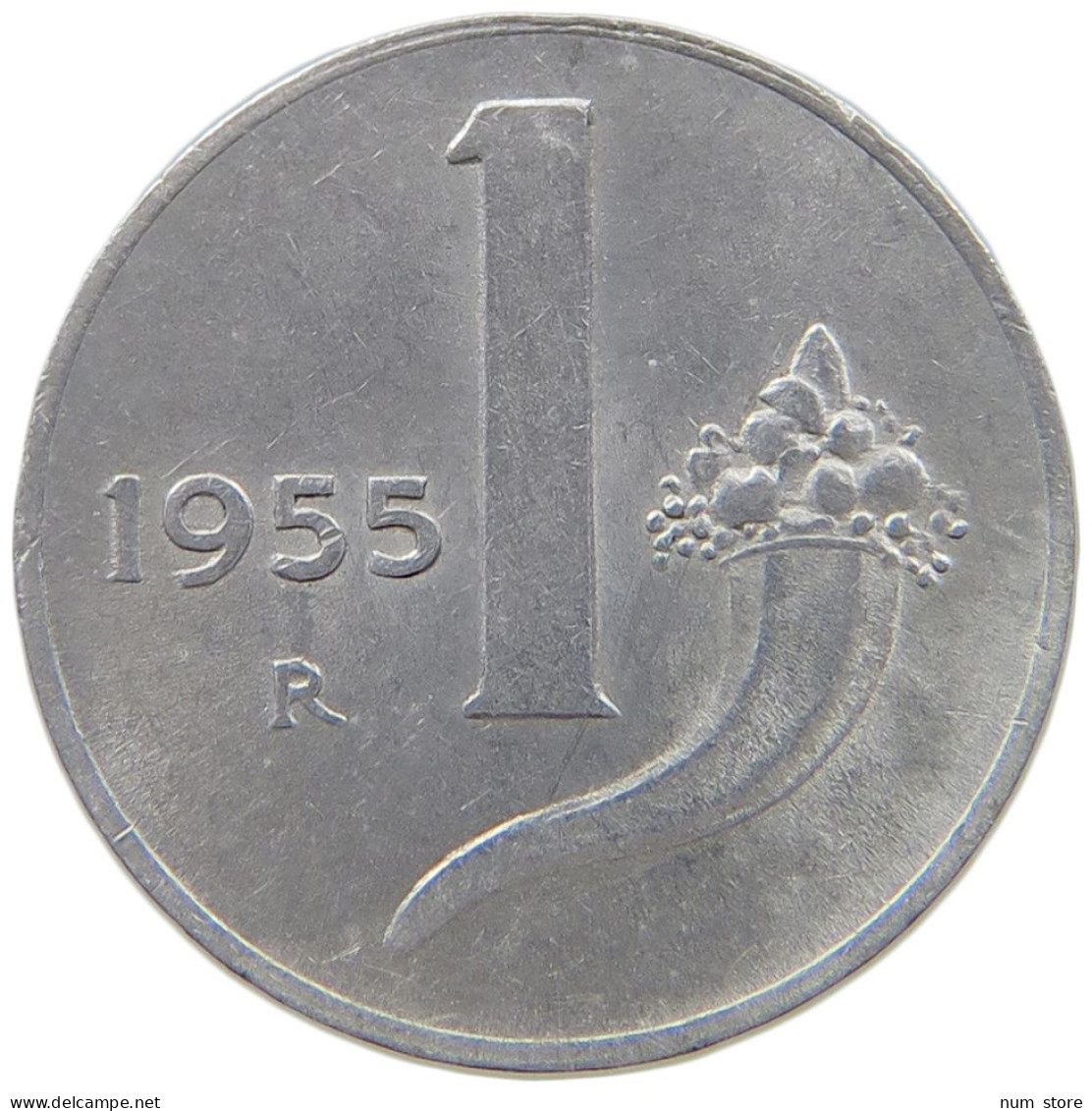 ITALY 1 LIRA 1955 #a070 0753 - 1 Lire