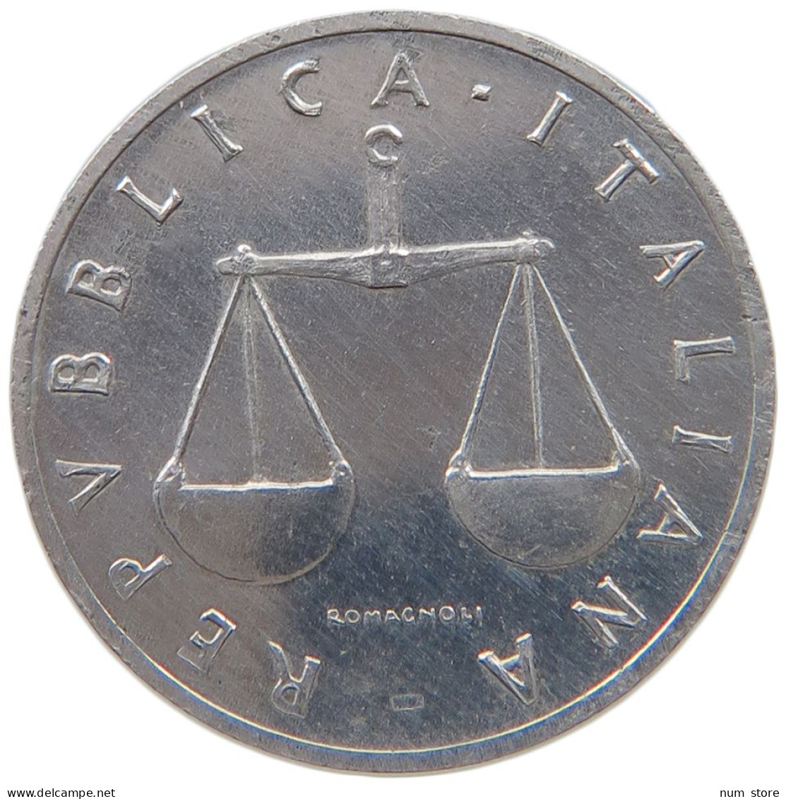 ITALY 1 LIRA 1969 TOP #a052 0537 - 1 Lire