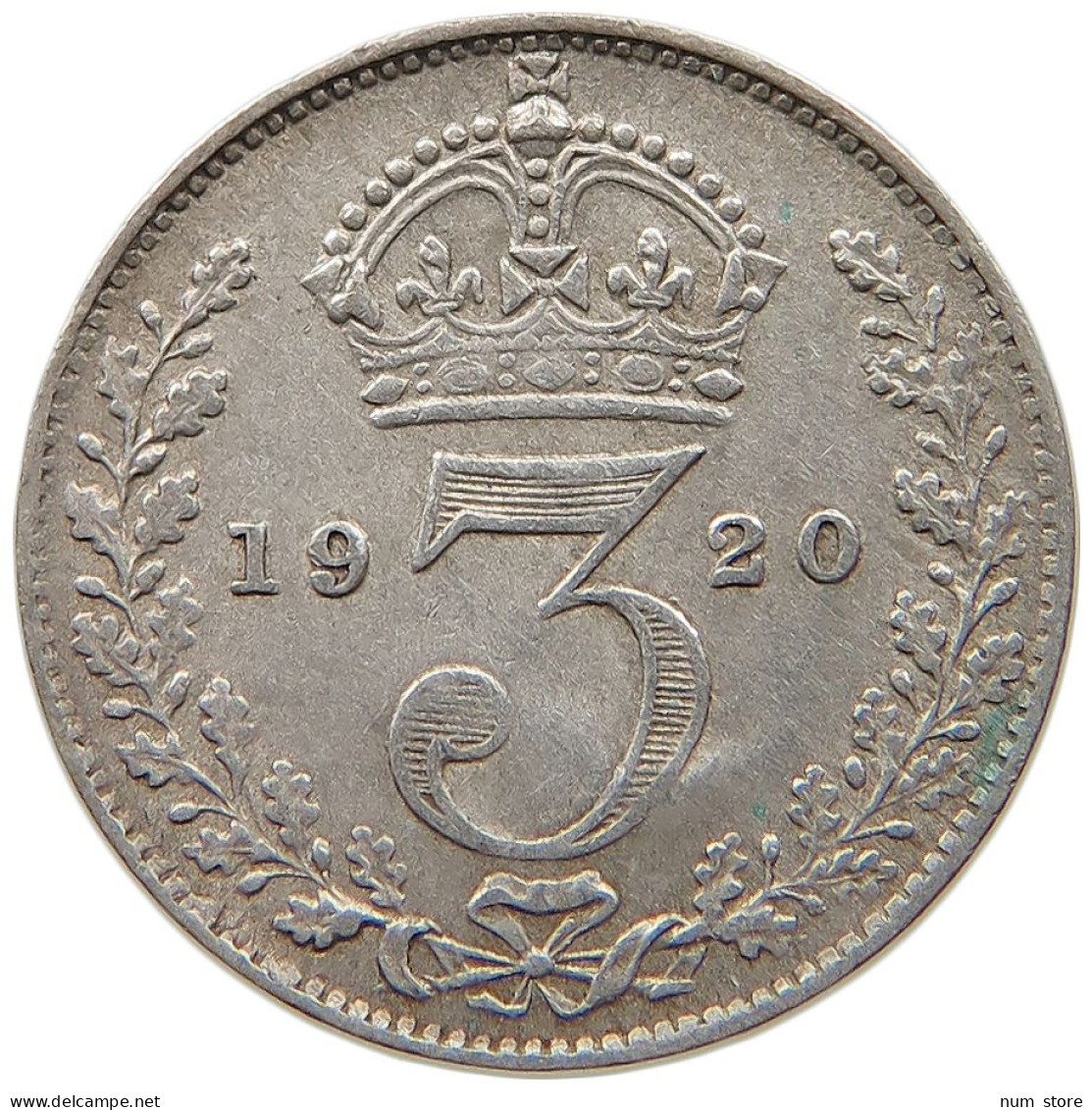 GREAT BRITAIN THREEPENCE 1920 #a033 0169 - F. 3 Pence