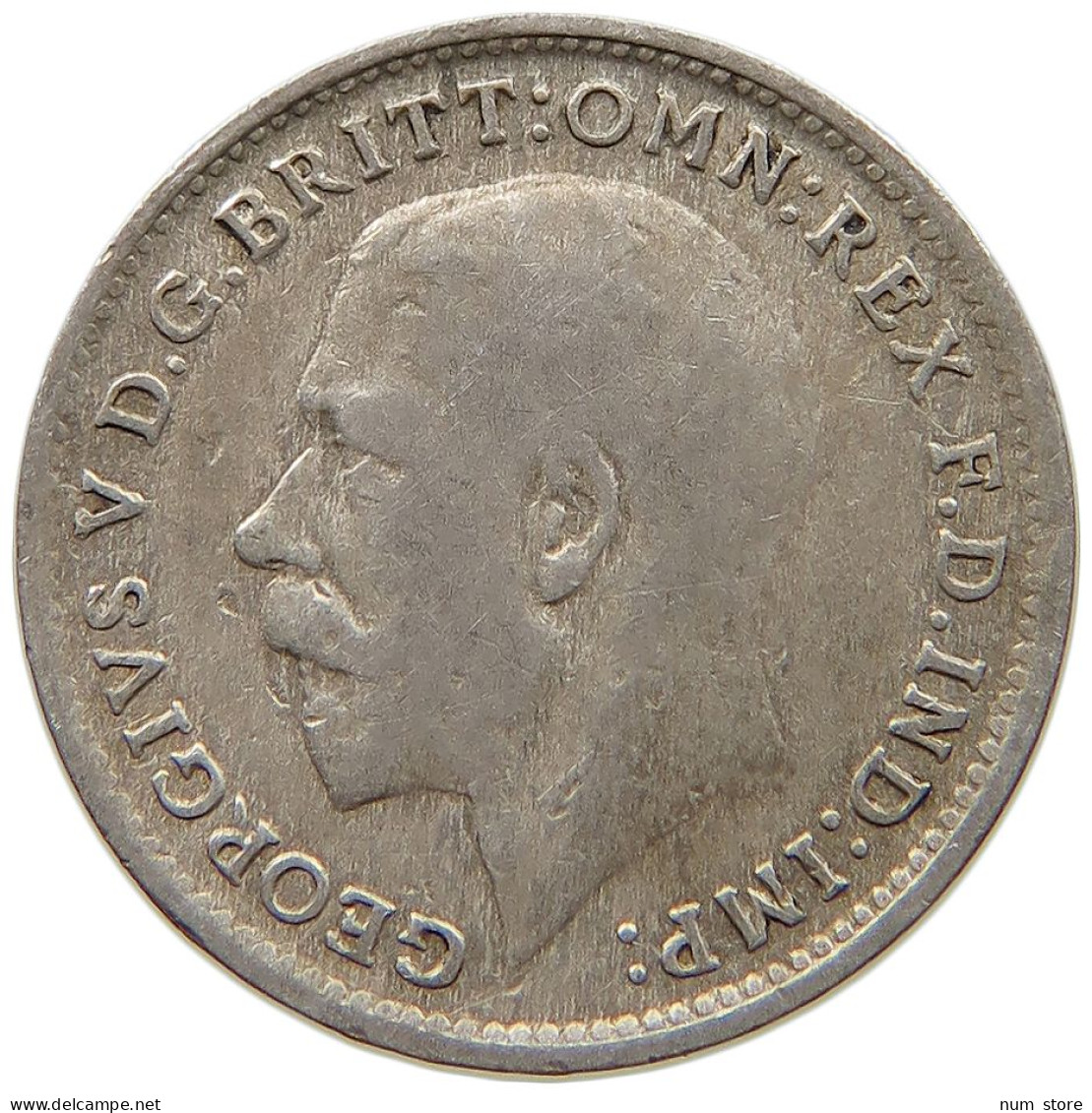 GREAT BRITAIN THREEPENCE 1920 #s059 0493 - F. 3 Pence