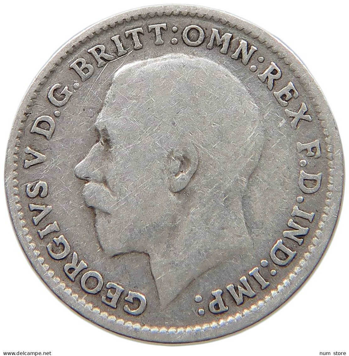 GREAT BRITAIN THREEPENCE 1915 #s059 0635 - F. 3 Pence