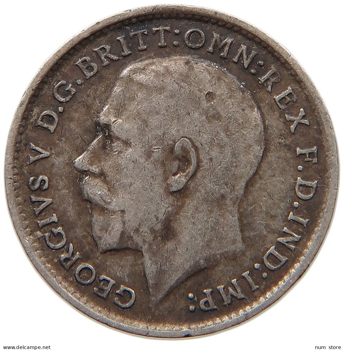 GREAT BRITAIN THREEPENCE 1914 #s027 0321 - F. 3 Pence