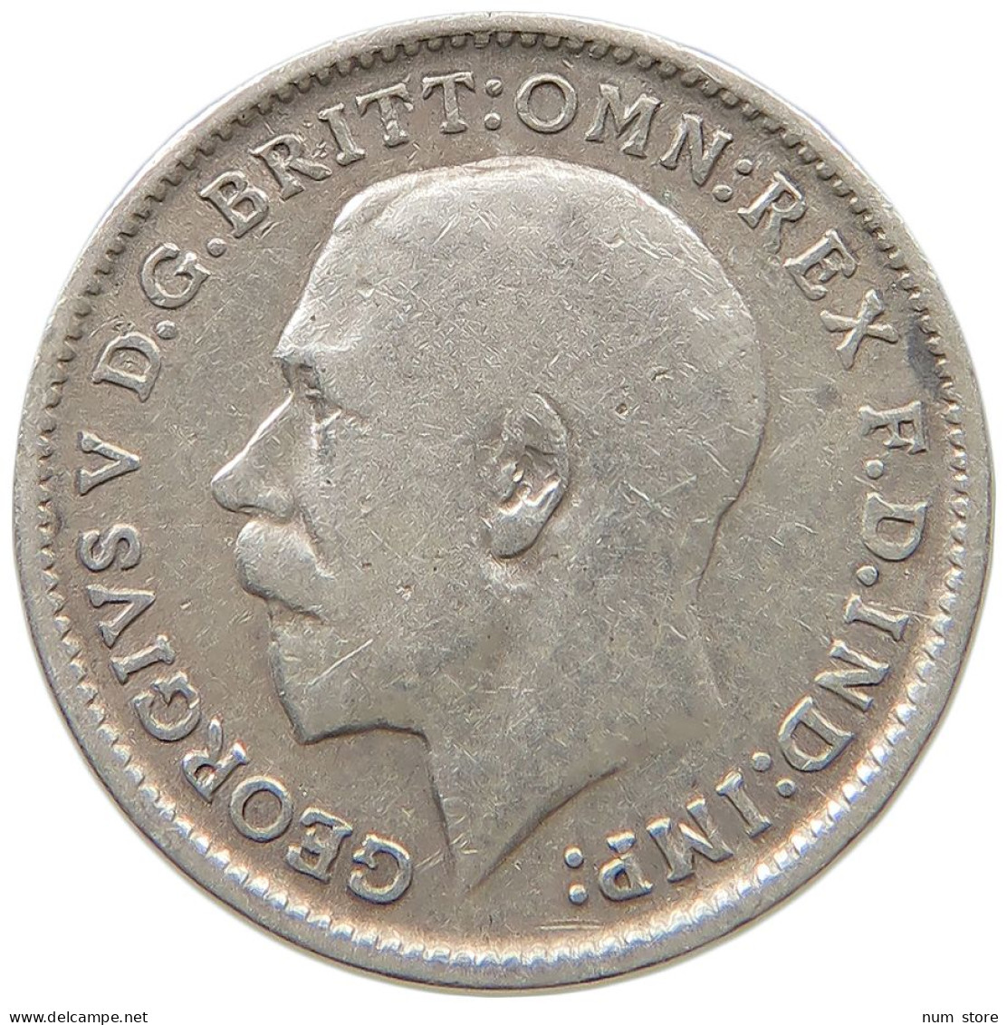 GREAT BRITAIN THREEPENCE 1911 #a034 0033 - F. 3 Pence